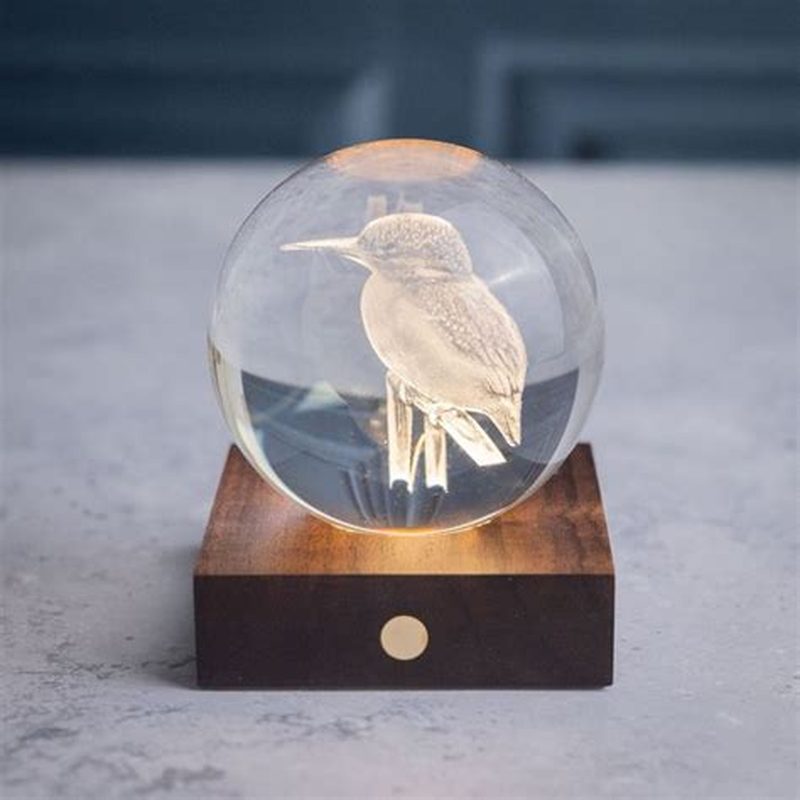 Gingko Amber Crystal Light