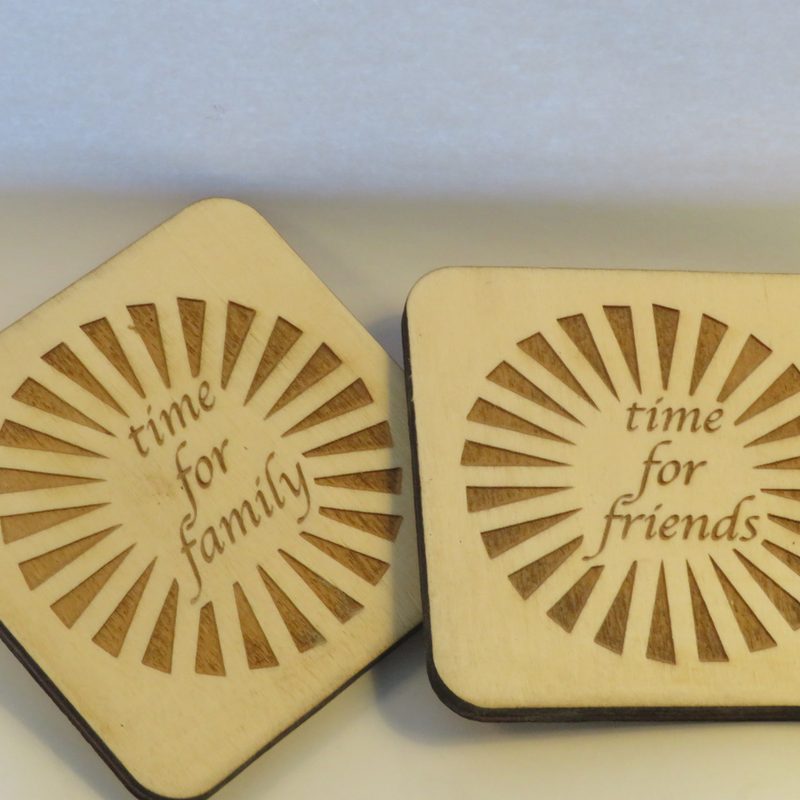 Houten onderzetters